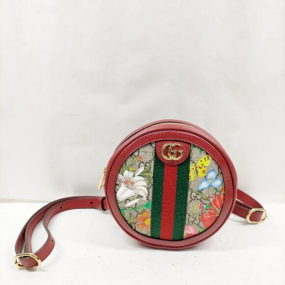 Gucci BackPack Bag Red PVC 750-052925 - Picture 1 of 13